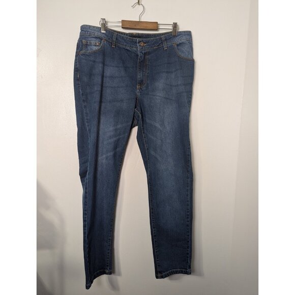 Ellos Jeans Size 14 Denim Stretch 36" W - 29" Inseam - Picture 1 of 5